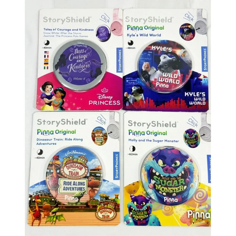Storyshield Lot Of 4 For Storyphones Storytelling Headphones for Kids New Sealed